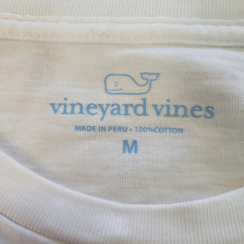 Vineyard Vines Happy New Year 2021 Whale Fireworks‎ Long Sleeve T Shirt Size M